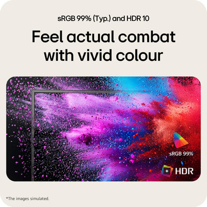 LG Monitor PC 22" Full HD LED 1080p 22U401A 100Hz HDR VGA HDMI