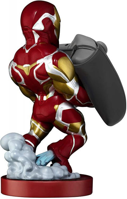 Cable Guys - (Iron Man Classic) Marvel Statuetta E Stand Smartphone Controller