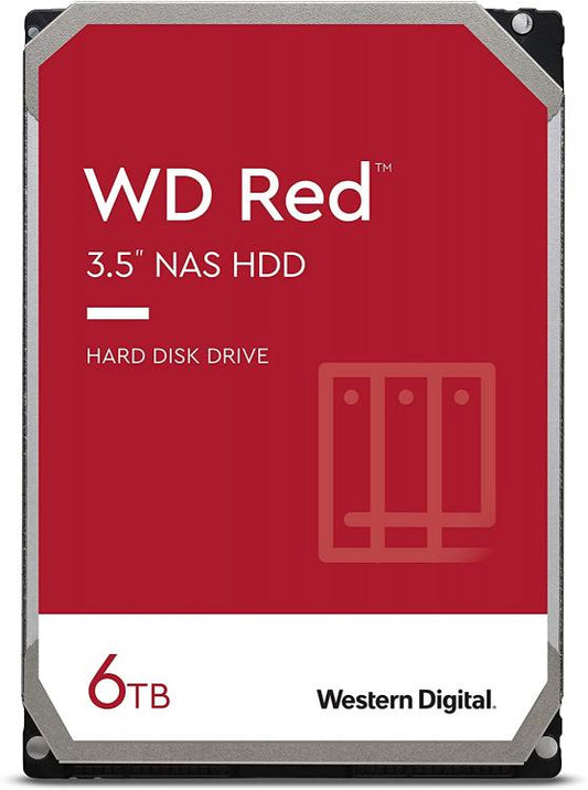 Western Digital Wd Red Wd60Efax 6 Tb Nas Hard Disk Interno 3.5" Sata 6 Gb/S