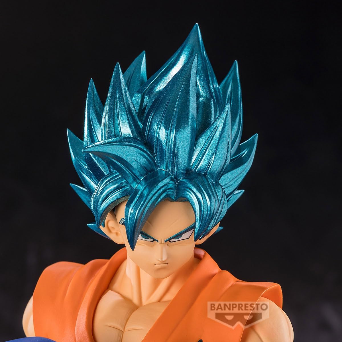 Bandai Banpresto Dragon Ball Super: Goku Super Saiyan Blu Statua Da Collezione - Blood of Saiyans Figure 18cm PVC