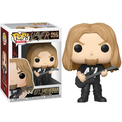 Funko Pop ! Rocks - Slayer (155) Jeff Hanneman Vinyl Figure 9Cm Statuetta Statua
