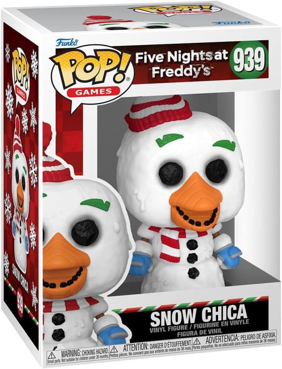 Funko Pop ! Games - Five Nights At Freddy'S - (939) Snow Chica Statua Figure 9Cm