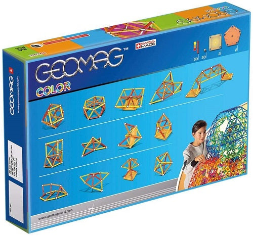Geomag Classic Color 64 Palline Barrette Magnetiche Multicolor Gioco Costruzione