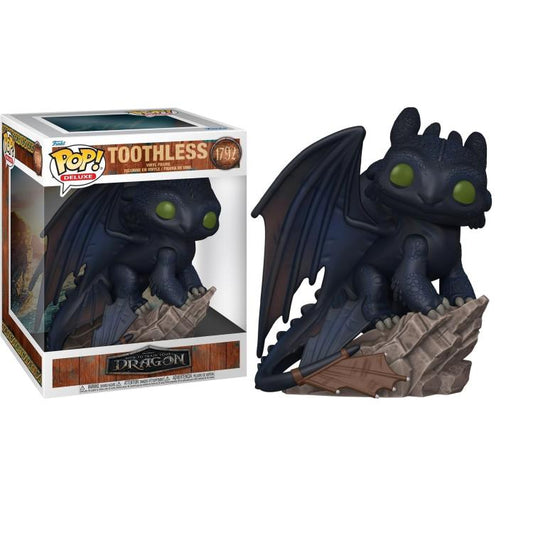 Funk Pop ! Dragon Trainer Funko (1792) Toothless Deluxe Vinyl Figure 9Cm