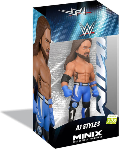 Minix: WWE Wrestling - AJ Styles (Sports 123) Figure PVC 12cm