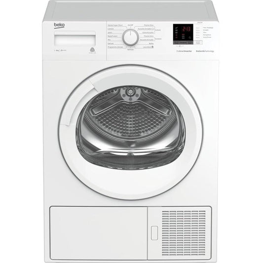 BEKO ASCIUGATRICE 8KG YOUNG SMART A+++ INVERTER POMPA CALORE DISPLAY DRX837WI
