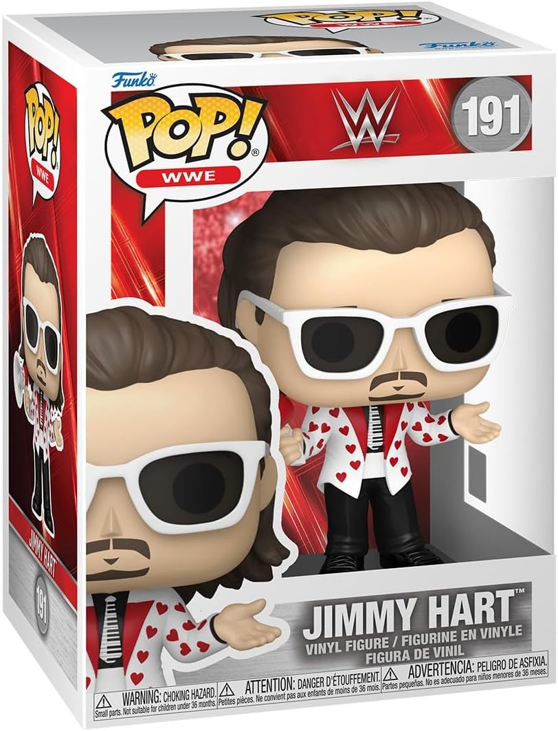 Funko Pop! WWE: Wrestling (191) Jimmy Hart - Vinyl Figure 9cm