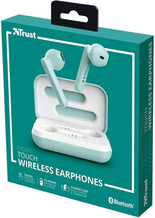 Trust Primo Touch Wireless Auricolari Bluetooth Senza Fili In-Ear Verde Wifi