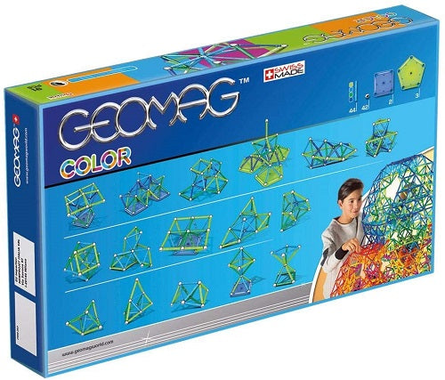 Geomag Classic Color 91 Palline Barrette Magnetiche Blu Verde Gioco Costruzione