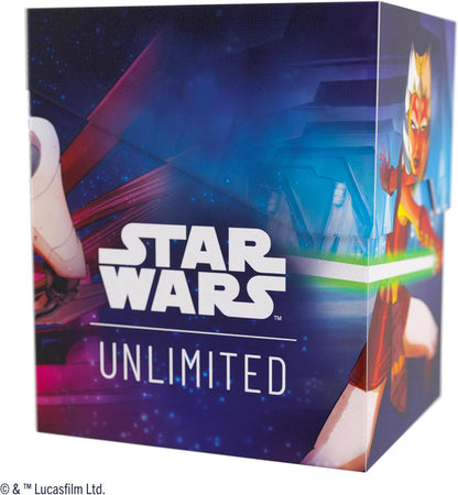 Star Wars Unlimited Soft Crate (Ahsoka Tano/General Grievous) Deck Box Portacarte