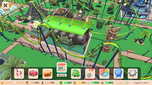 Roller Coaster Tycoon Adventures Deluxe PS4 Gioco Nuovo Sigillato