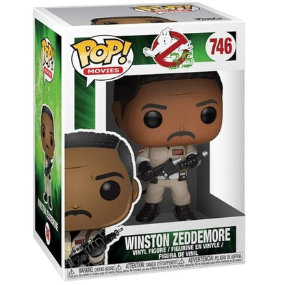 Funko Pop ! Movies - Ghostbusters (746) Winston Zeddemore Vinyl Figure 9Cm