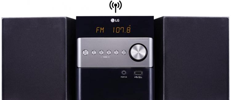 Lg Micro Hi-Fi Cm1560 2.0Ch 10W Bluetooth Sistema Audio Cd Wma Mp3 Usb Dvd Nero