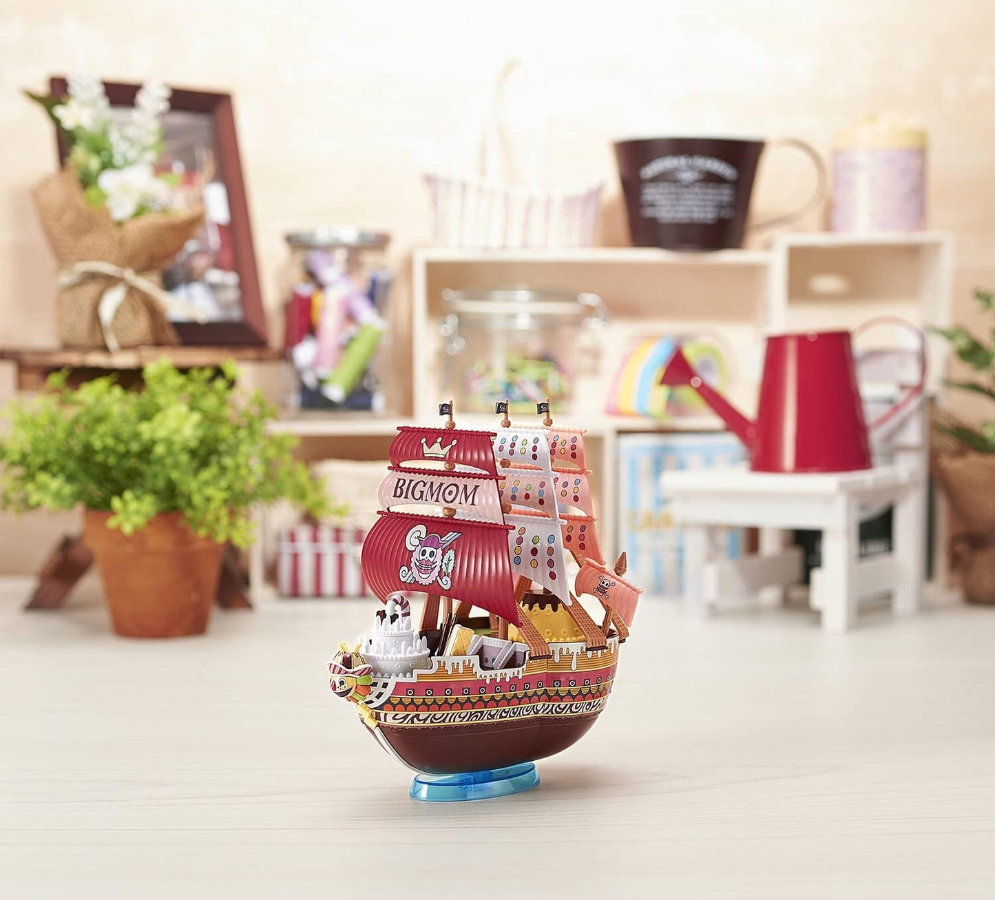 Bandai One Piece: Queen Mama Chanter Model Grand Ship Collection Model Kit 12cm