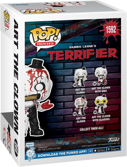 Funko Pop ! Movies Terrifier 2 - (1592) Art The Clown Bloody Figure 9Cm