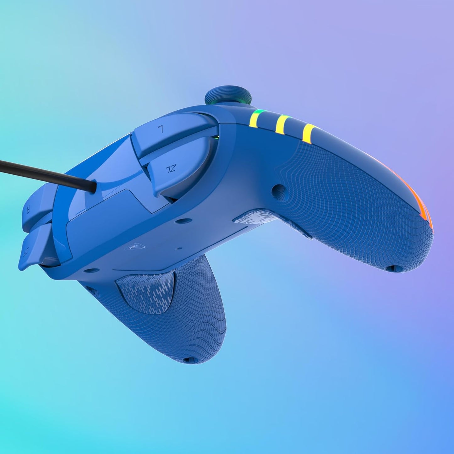 Turtle Beach - Afterglow (Blue) - Controller Wired RGB Retroilluminato Gaming Cablato per Nintendo Switch 2, Funziona anche con Nintendo Switch/Oled (Blu)
