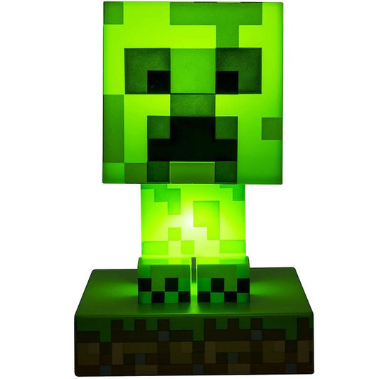 Paladone Lampada Led Da Tavolo 3D Minecraft 003 (Creeper Light) Luce Notturna