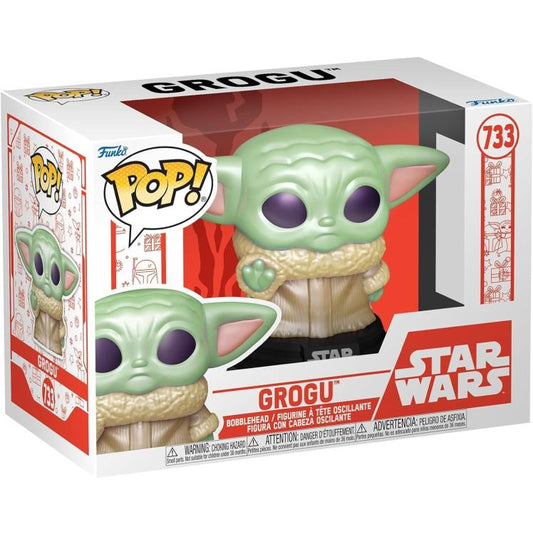 Funko Pop ! Star Wars (733) Grogu Vinyl Figure 9Cm Statuetta Collezionismo