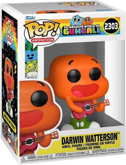 Funko Pop! Animation: The Amazing World Of Gumball (2303) Darwin Watterson - Vinyl Figure 9cm