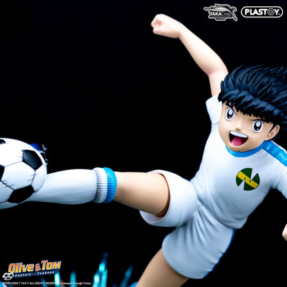 Plastoy Oliver Hutton e Tom Becker - Golden Twin Shoot Statua in Resina 3 cm Captain Tsubasa - Ozora Holly e Benji