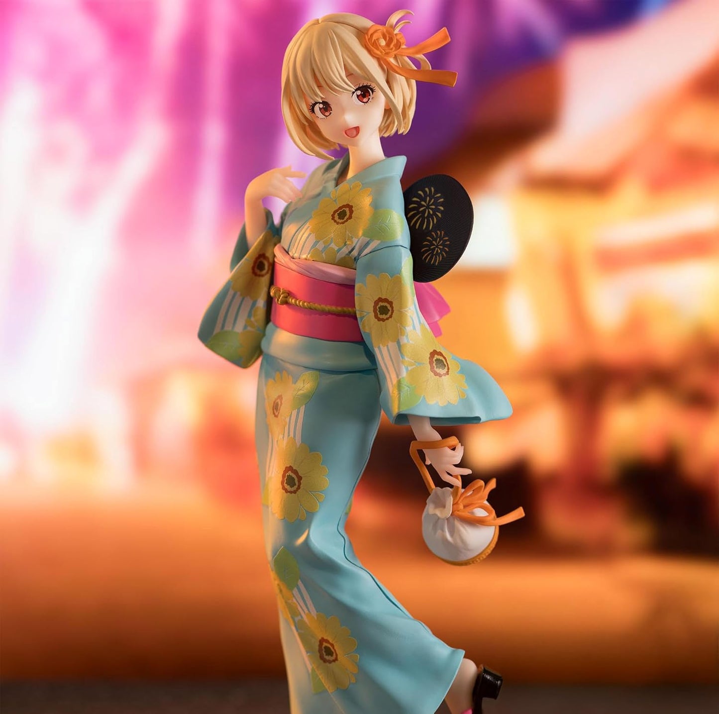 SEGA Luminasta Lycoris Recoil: Chisato Nishikigi Festival in Yukata Statua Da Collezione - Figure 19cm PVC