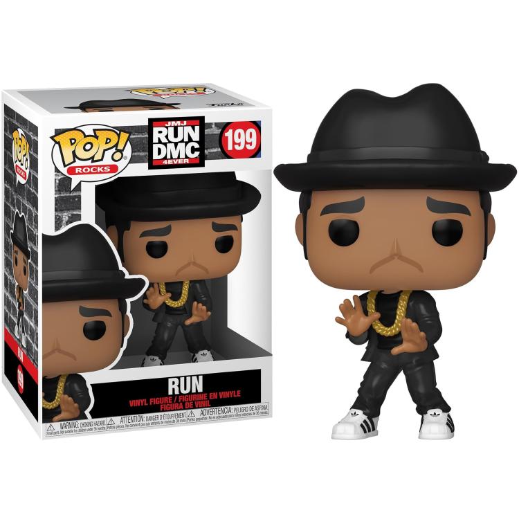 Funko Pop ! Rocks - Jmj Run Dmc 4Ever (199) Run Vinyl Figure 9Cm Statuetta