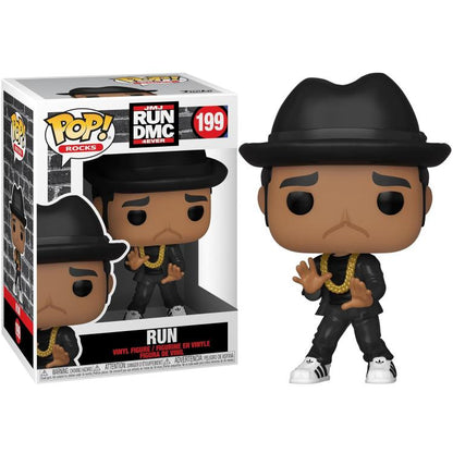 Funko Pop ! Rocks - Jmj Run Dmc 4Ever (199) Run Vinyl Figure 9Cm Statuetta