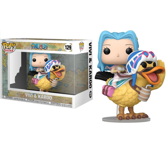Funko Pop ! Rides - One Piece (129) Vivi & Karoo Vinyl Figure 20Cm