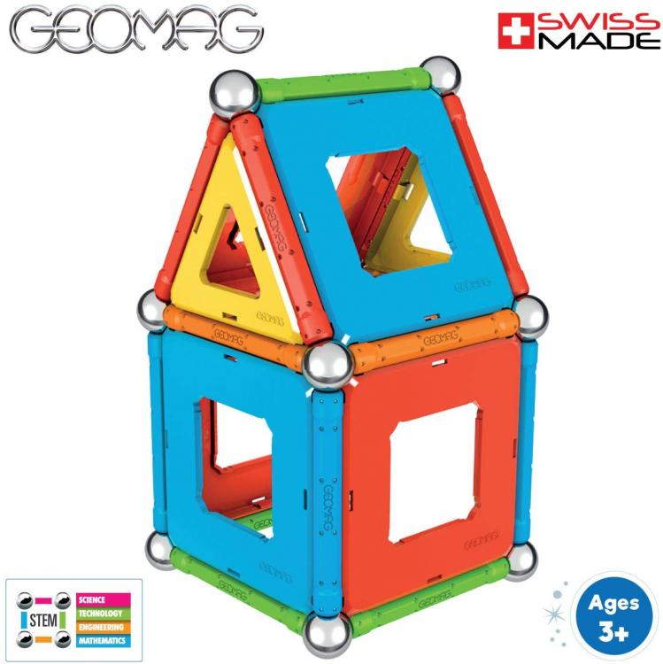 Geomag Classic Color 50 Palline Barrette Magnetiche Multicolor Gioco Costruzione