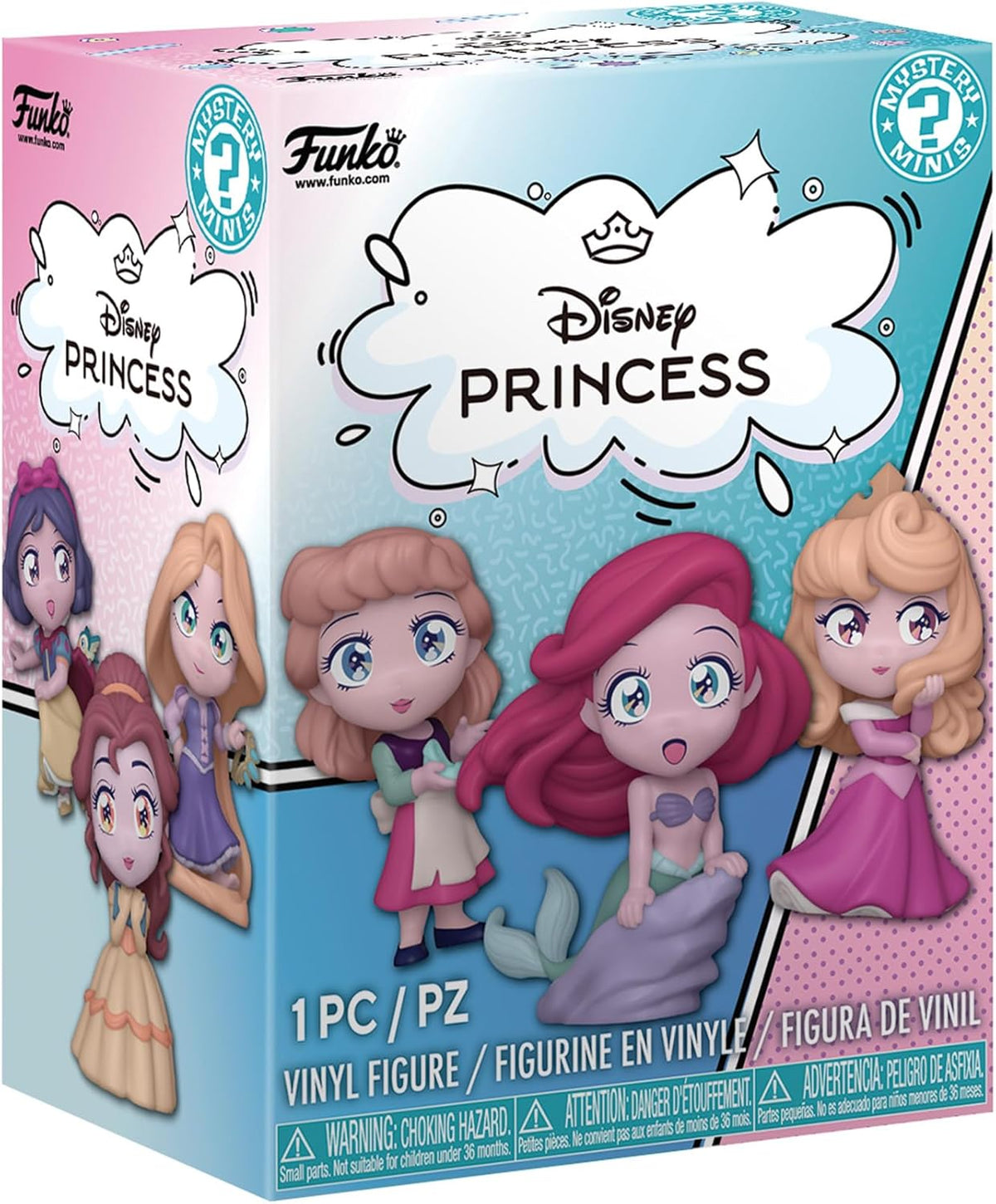 Funko Mystery Minis: Disney Princess Manga (1pz Random) Mini Figure Da Collezione