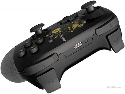 Hori Wireless Pikachu Black E Gold Edition Horipad Controller Nintendo Switch