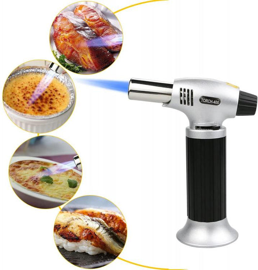 Mini Cannello Bruciatore Torcia A Gas Ricarica Fiamma Ossidrica Caramellatore