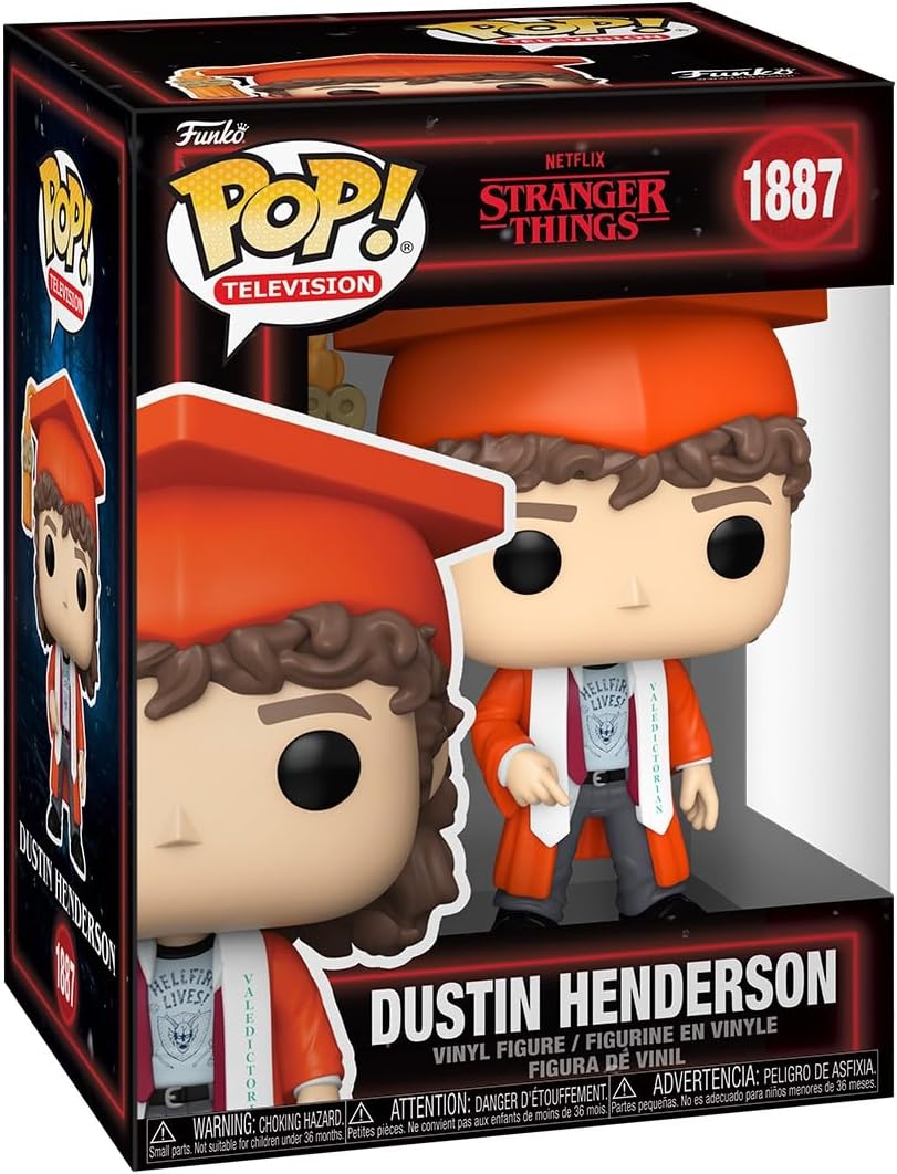 Funko Pop! Television Stranger Things S5 - (1888) Dustin Henderson Vinyl Figure 9cm