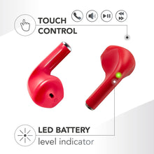 CELLULARLINE MUSIC SOUND AURICOLARI WIRELESS SWAG TWS BLUETOOTH POWERBANK ROSSO