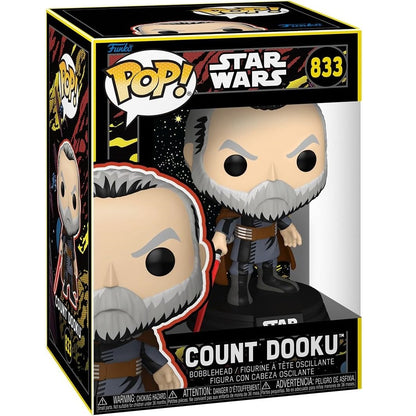 Funko Pop! Star Wars May The Force (833) Count Dooku - Vynil Action Figurine 9cm Statuetta
