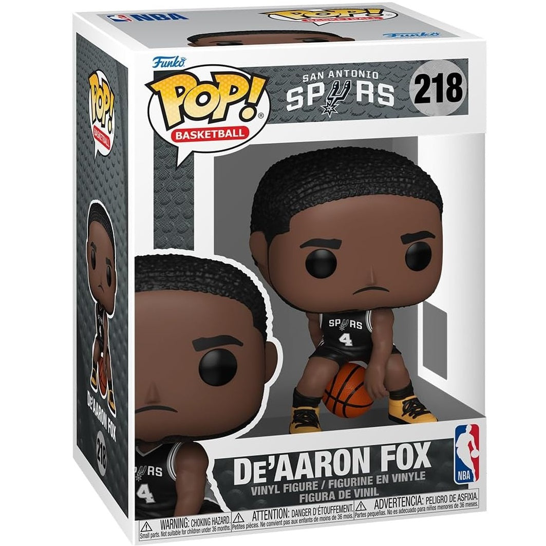 Funko Pop ! Nba San Antonio Spurs - (218) De'Aaron Fox Figure Vinyl 9cm