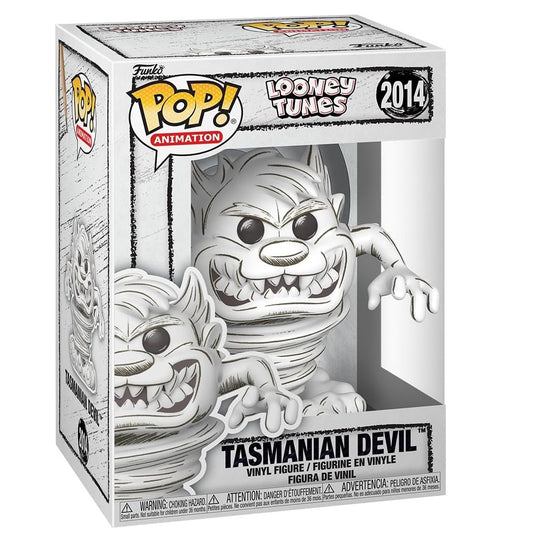 Funko Pop ! Looney Tunes (2014) Tasmanian Devil (Sketch) Vinyl Figure 9Cm Statuetta Schizzo