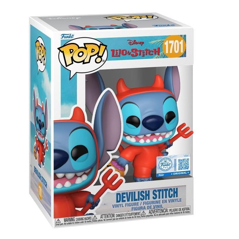 Funko Pop! Disney - Stitch (1701) Devilish Stitch - Vinyl Figure 9cm