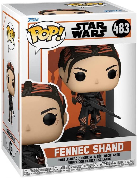 Funko Pop ! Star Wars Mandalorian - Fennec Shand (483) Vinyl Figure 9Cm Sw Nuovo