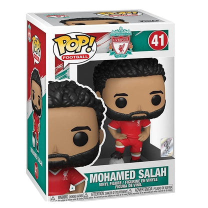 Funko Pop ! Football Liverpool - (41) Mohamed Salah Vinyl Figure Player 9Cm Reds