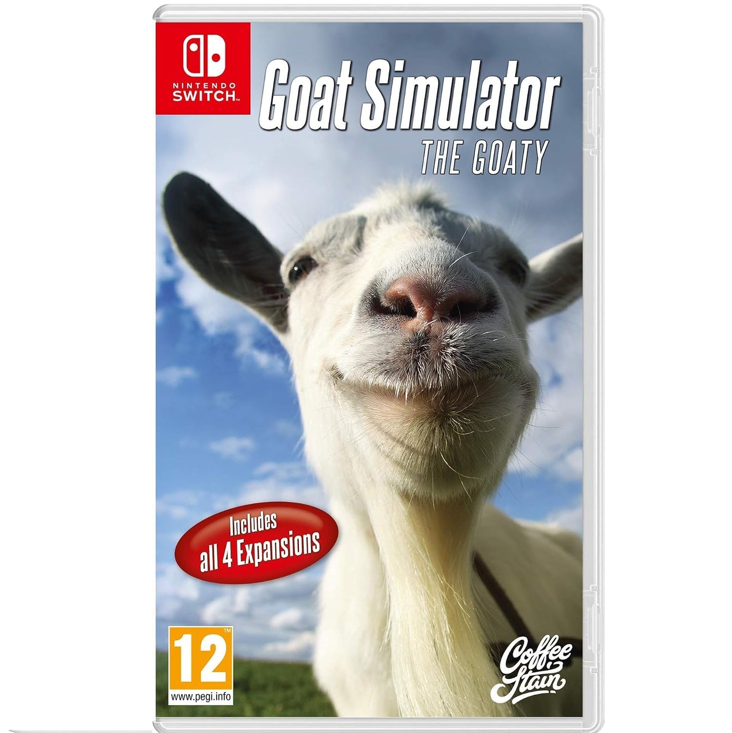 Goat Simulator The Goaty Nntendo Switch Gioco Italiano Nuovo + 4 Espansioni DLC