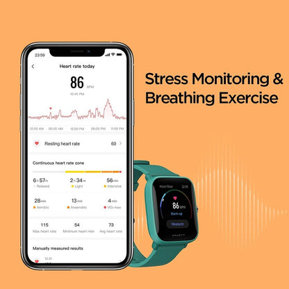 AMAZFIT BIP U PRO SMARTWATCH OROLOGIO FITNESS ALEXA LCD IMPERMEABILE,GPS/GREEN