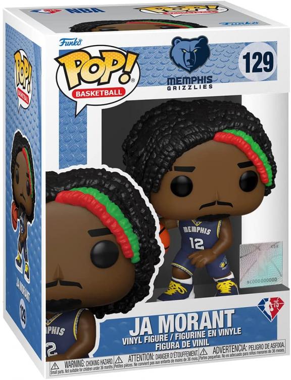 Funko Pop Nba Memphis Grizzlies - Ja Morant (129) Statuetta Vinyl Action Figure