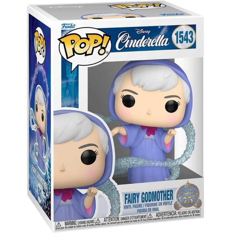 Funko Pop ! Disney Cenerentola 75Th - (1543) Fairy Godmother Figure Fata 9Cm