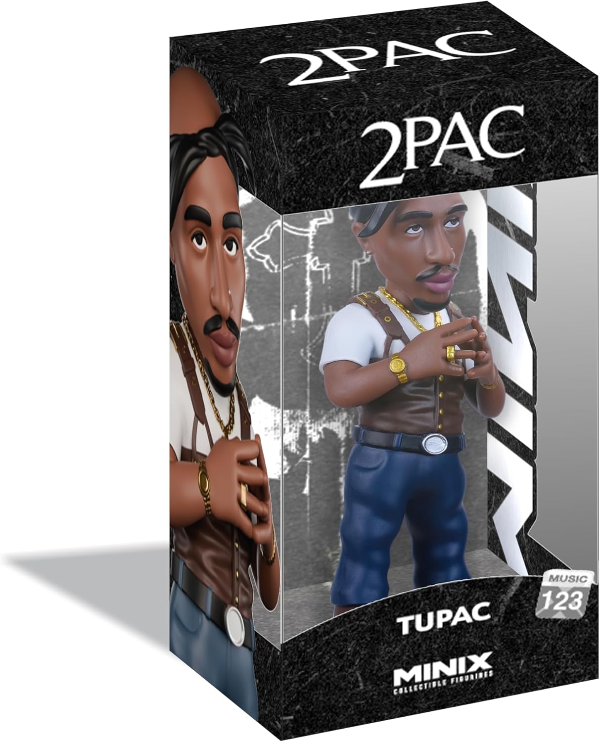 Minix Rap (Music 123) Tupac New York Times 1996 Figure 10cm