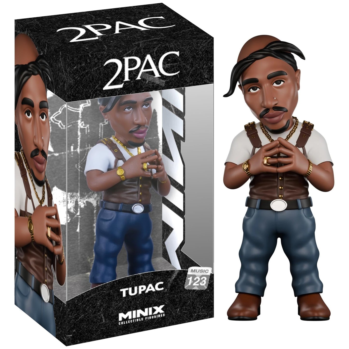 Minix Rap (Music 123) Tupac New York Times 1996 Figure 10cm