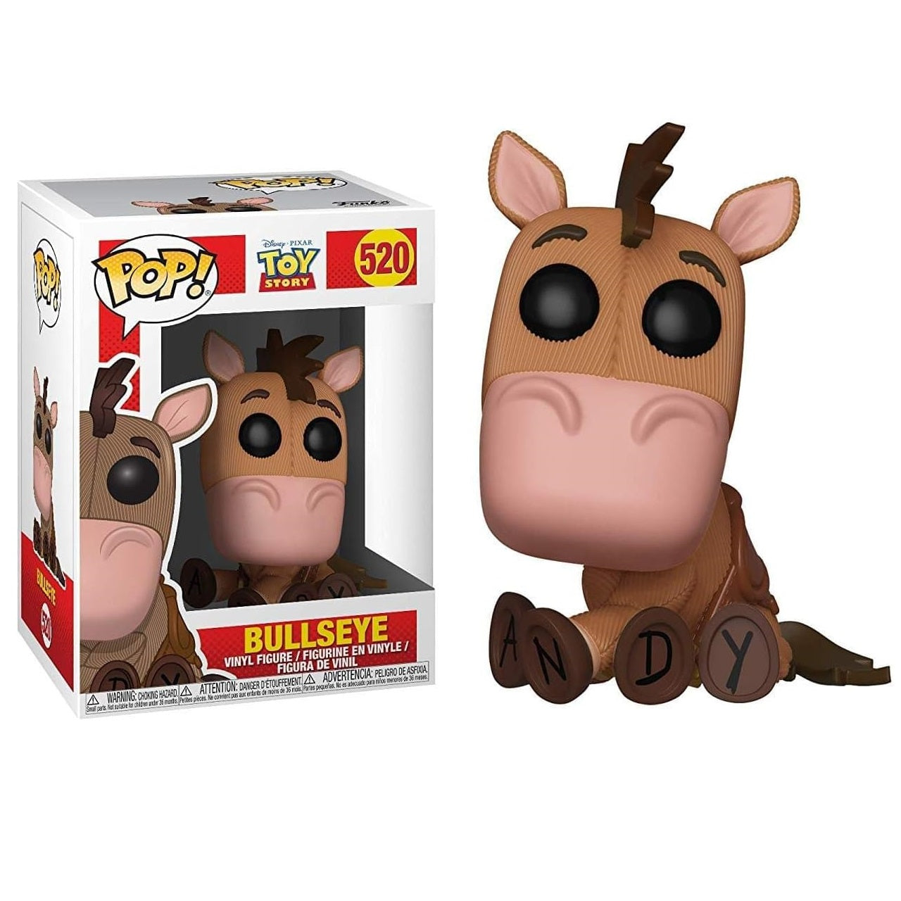 Funko Pop ! Disney Pixar Toy Story - (520) Bullseye Vinyl Figure Cavallo 9cm