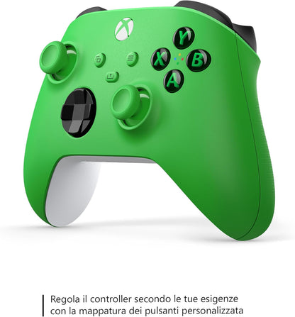 Controller Microsoft Xbox Serie X/S Velocity Green Pad Wireless One Verde