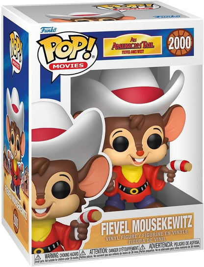 Funko Pop! Movies: An American Tail 2 (2000) Fievel Mousekewitz - Vinyl Figure 9cm