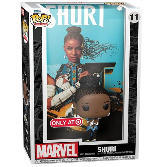 Funko Pop ! Comic Cover - Marvel (11) Shuri Vinyl Figure 9Cm Statuetta